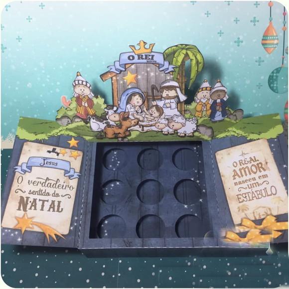 ARQUIVO CORTE CAIXA PRESÉPIO NATAL