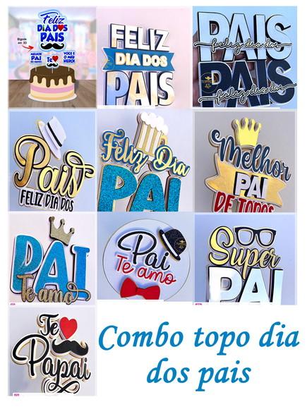 Arquivo Corte Combo Topo Bolo Dia dos Pais