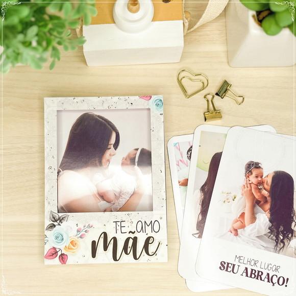Arquivo Corte Foto Polaroid Dia das Mães