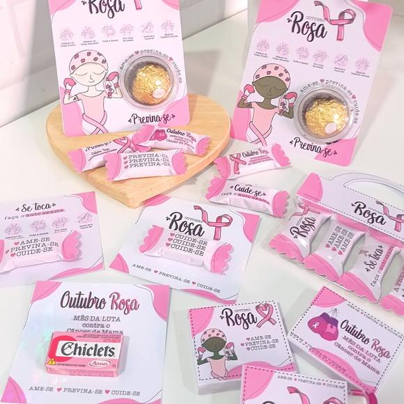 Arquivo Corte Kit Outubro Rosa Completo
