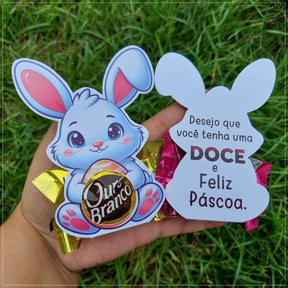Arquivo Corte Porta Bombom Coelho Páscoa