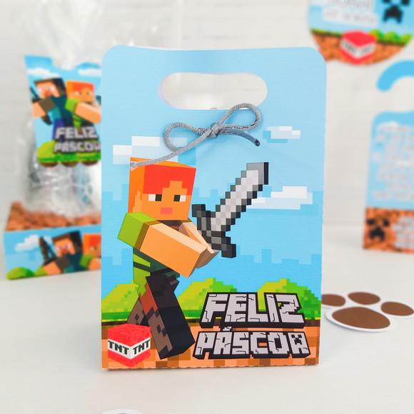 ARQUIVO CORTE SACOLINHA MINECRAFT