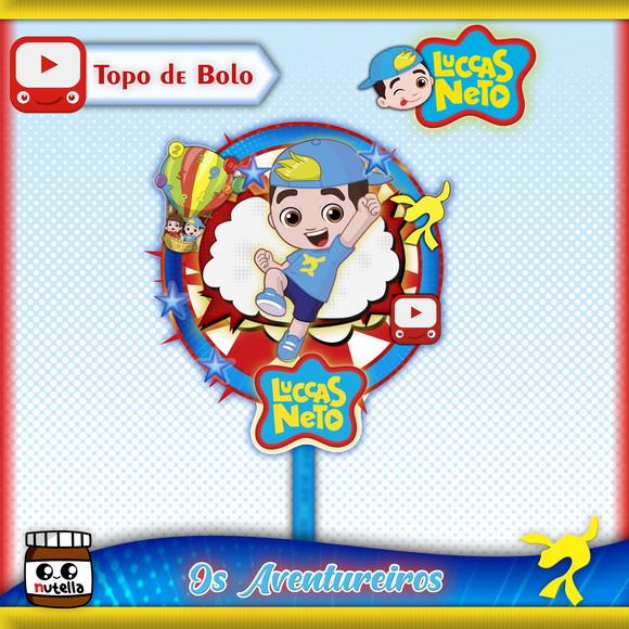 Arquivo corte Topo de Bolo Circular Lucas Netto