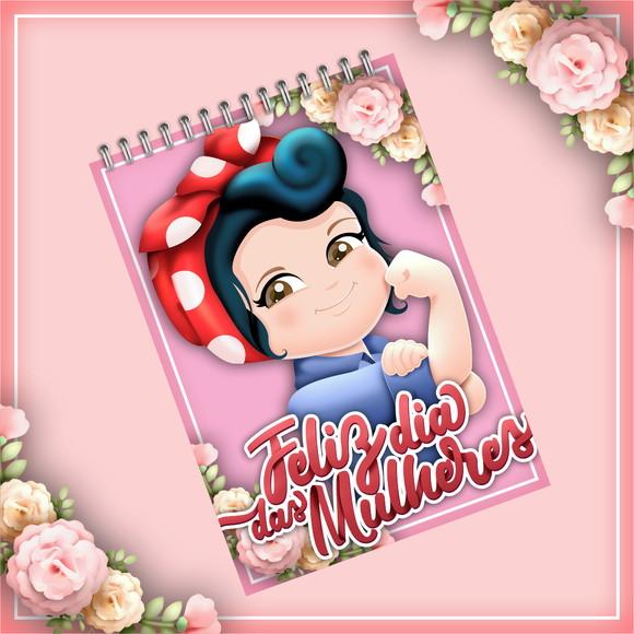 Arquivo Digital 6 Bloco anotação Dia das Mulheres