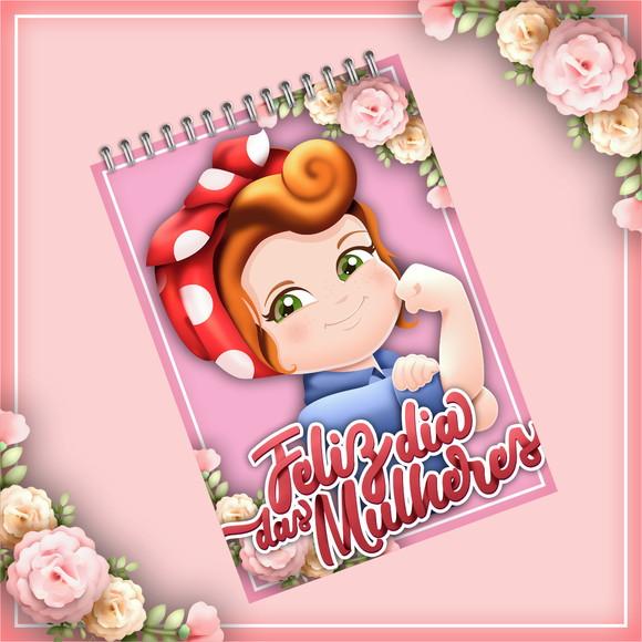 Arquivo Digital 6 Bloco anotação Dia das Mulheres