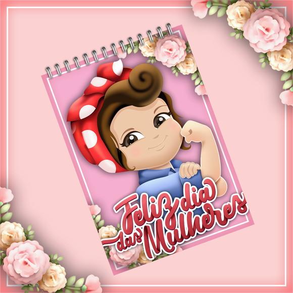 Arquivo Digital 6 Bloco anotação Dia das Mulheres