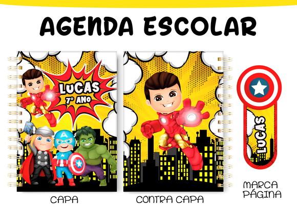 Arquivo Digital Agenda Escolar Vingadores