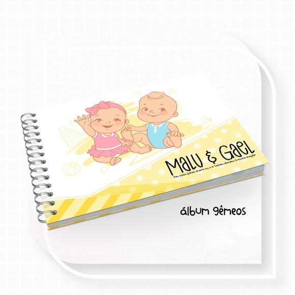 Arquivo Digital Álbum Bebê Gêmeos