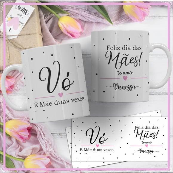 Arquivo Digital Arte Caneca Dia das Mães