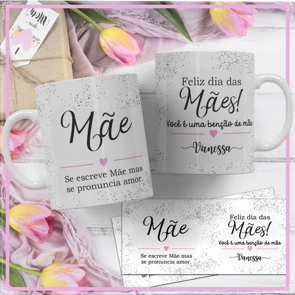 Arquivo Digital Arte Caneca Dia das Mães