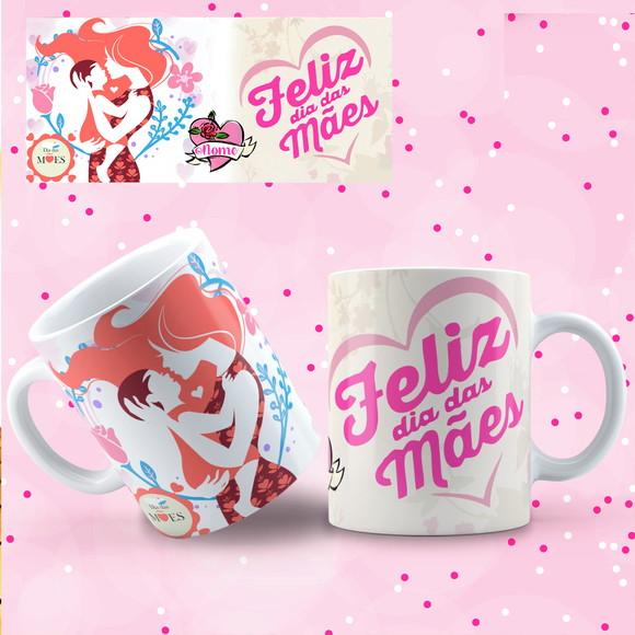 Arquivo Digital Arte Caneca Dia das Mães