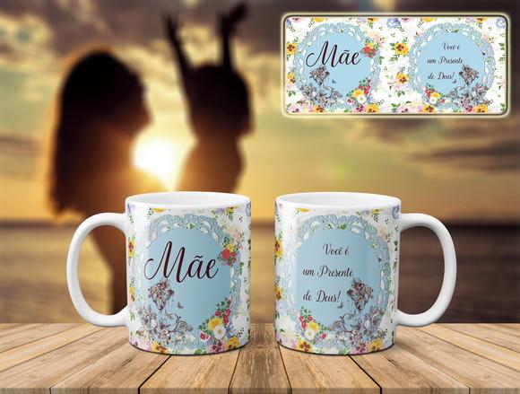 Arquivo Digital Arte Caneca Dia das Mães