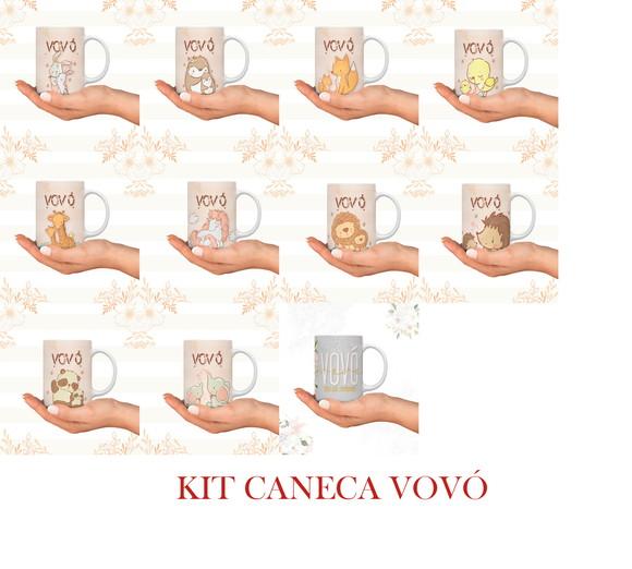 Arquivo Digital Arte Caneca Dia das Mães Vovó