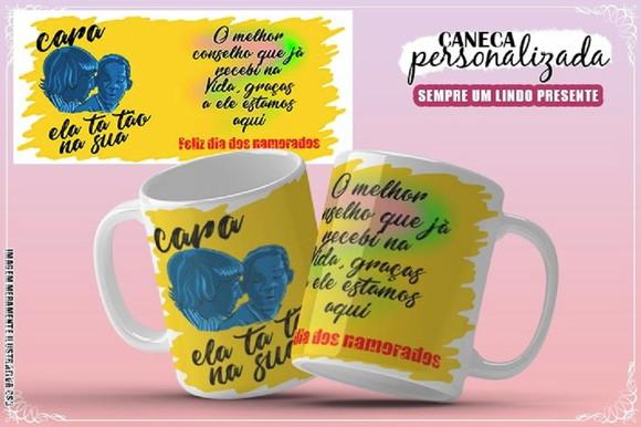 Arquivo Digital Arte Caneca Dia dos Namorados