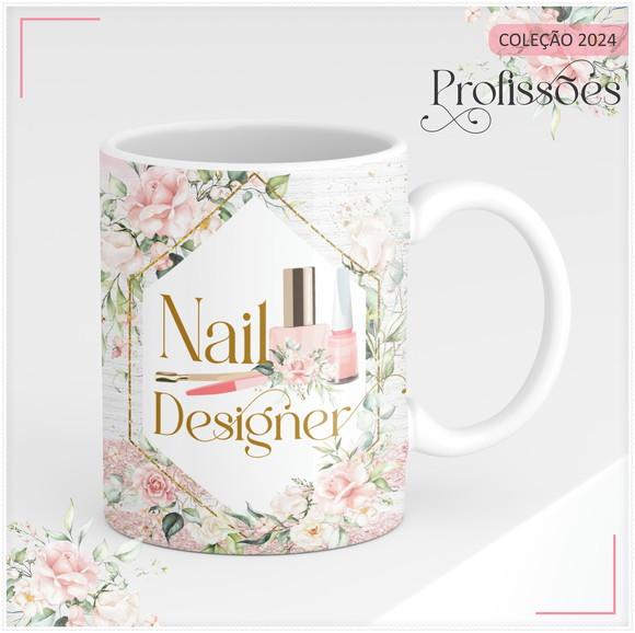 Arquivo Digital Arte Caneca Nail Designer