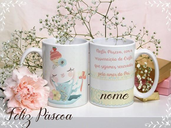 Arquivo Digital Arte Caneca Páscoa