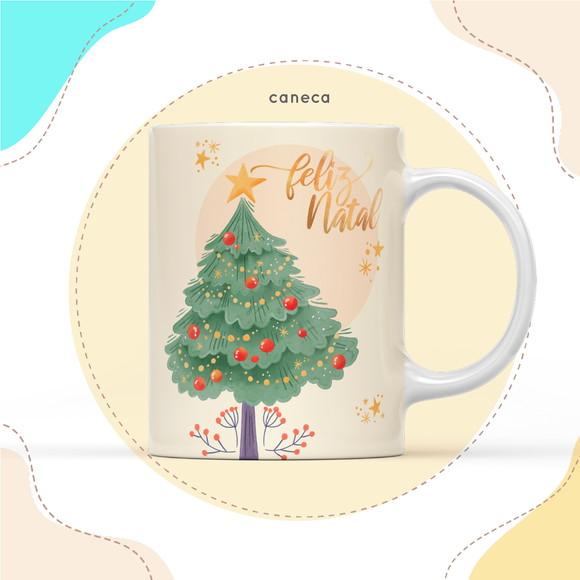 Arquivo Digital Arte Caneca Natal