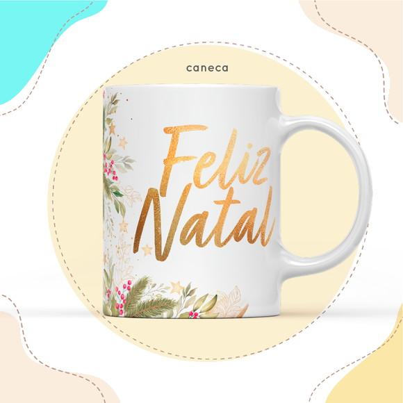 Arquivo Digital Arte Caneca Natal