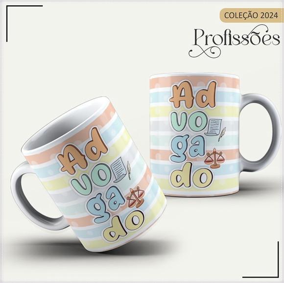 Arquivo Digital Arte Caneca Profissão Advogado