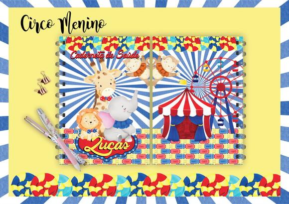 Arquivo Digital Bloco anotação Circo Menino