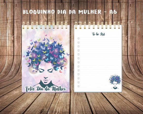 Arquivo Digital Bloco anotação Dia das Mulheres