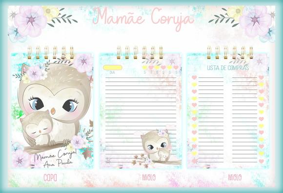 Arquivo Digital Caderno Compras Mãe Coruja