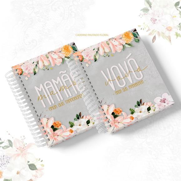 Arquivo Digital Caderno Dia das Mães e Vovó Floral