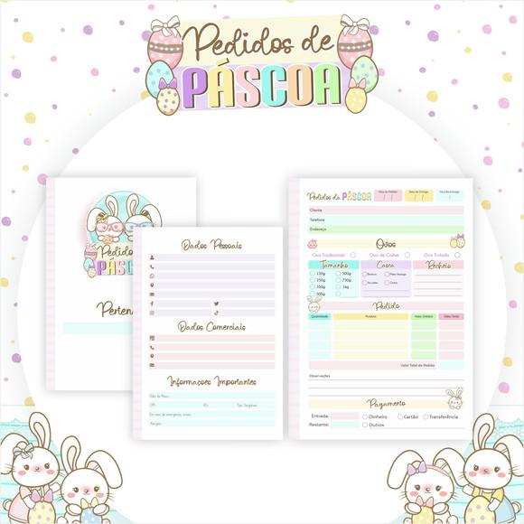 Arquivo Digital Caderno Pedidos Páscoa