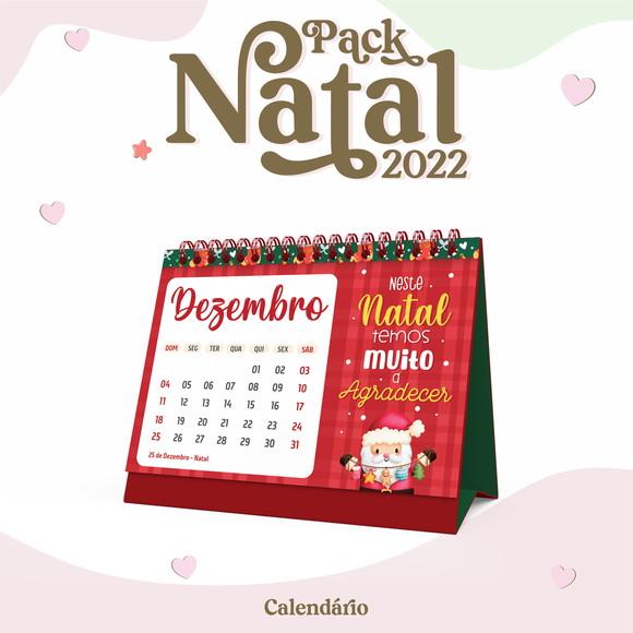 ARQUIVO DIGITAL CALENDÁRIO DE MESA NATAL 2022