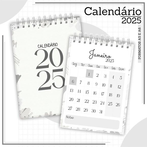 Arquivo Digital Calendário de Mesa 2025