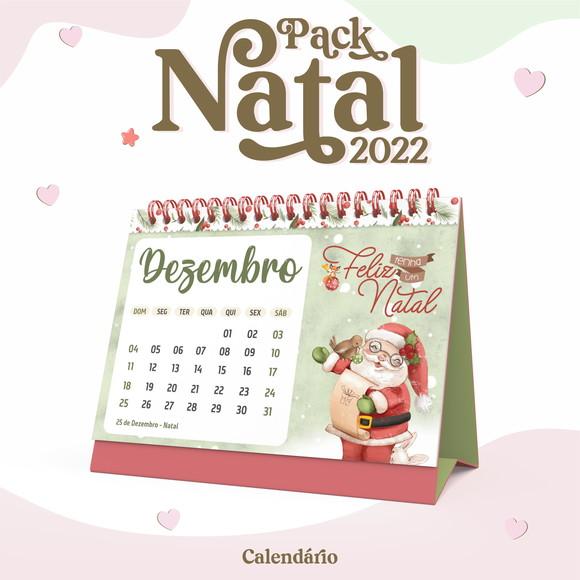 ARQUIVO DIGITAL CALENDÁRIO DE MESA NATAL 2022