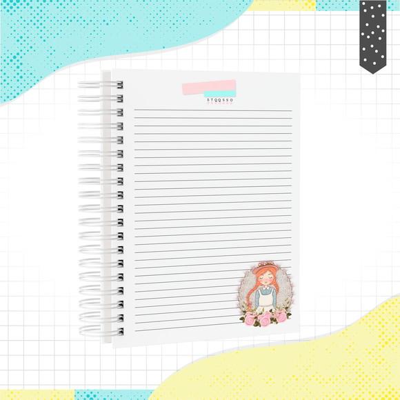 Arquivo Digital Capa Caderno Menina