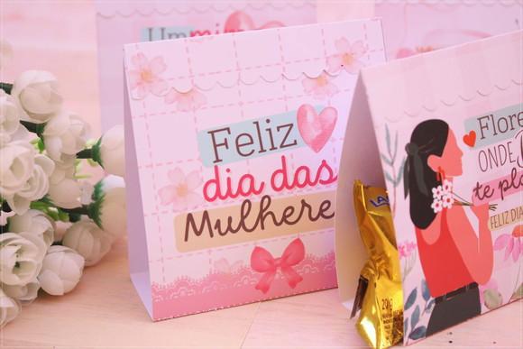 Arquivo Digital Cartão Bombom Dia das Mulheres