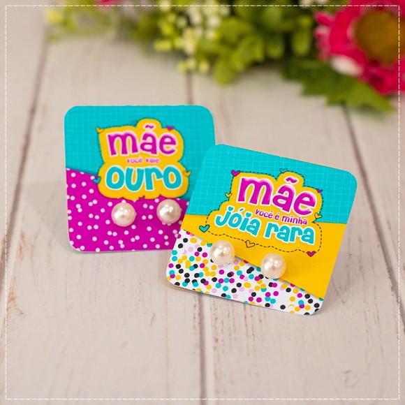 Arquivo Digital Cartão Brinco Dia das Mães