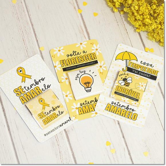 Arquivo Digital Cartão Chocolate Setembro Amarelo