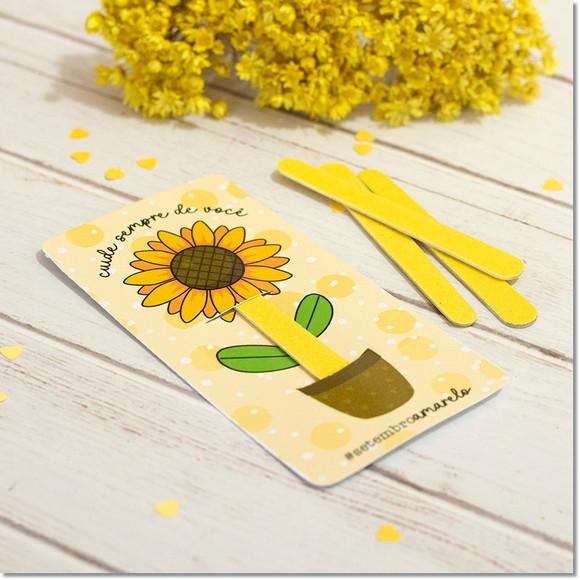 Arquivo Digital Cartão Lixa Setembro Amarelo