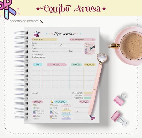 Arquivo Digital Combo Agenda + Caneca Artesã