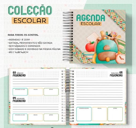 Arquivo Digital Combo Agenda Escolar 2024