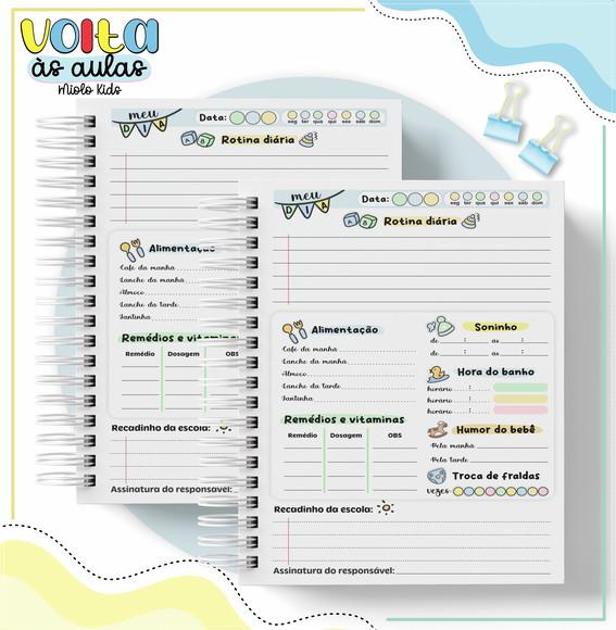 Arquivo Digital Combo Agenda Escolar Creche 2024