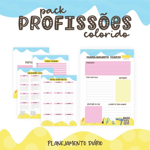 Arquivo Digital Combo Agenda Hair Stylist 2022
