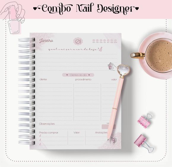 Arquivo Digital Combo Agenda Nail Designer 2023