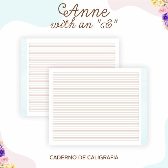 Arquivo Digital Combo Caderno Anne
