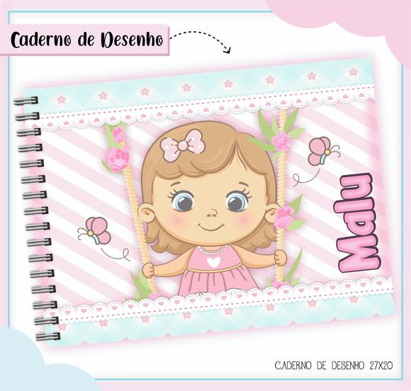 Arquivo Digital Combo Caderno Bonequinha
