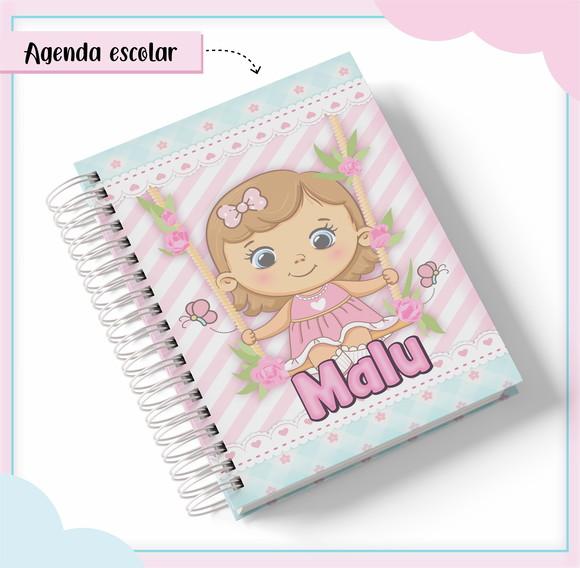 Arquivo Digital Combo Caderno Bonequinha
