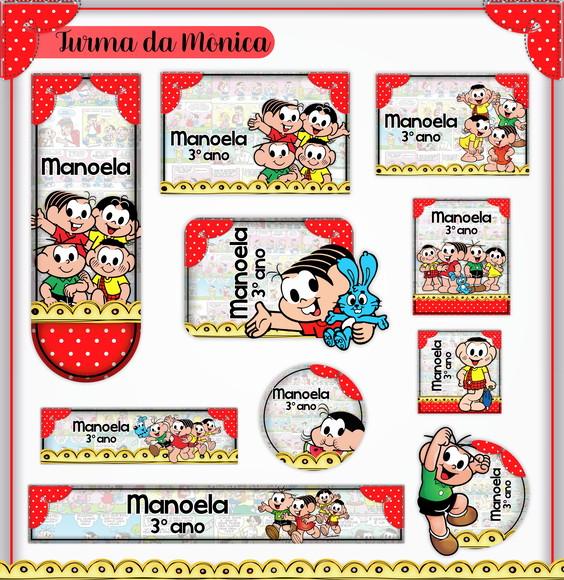 Arquivo Digital Combo Caderno e Etiqueta