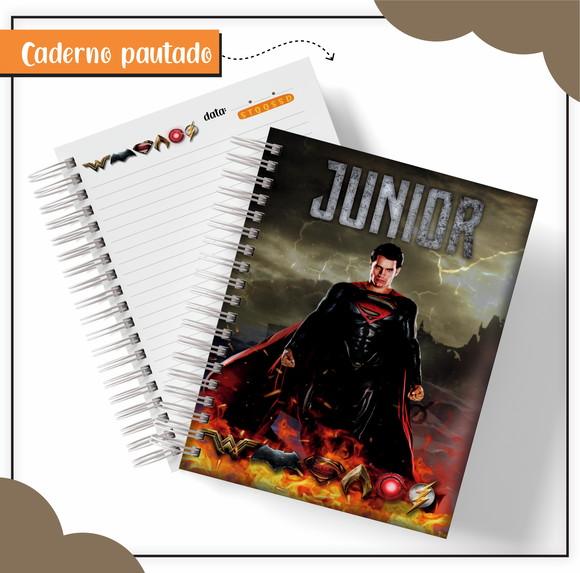 Arquivo Digital Combo Caderno Liga da Justiça