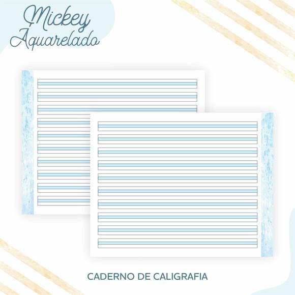 ARQUIVO DIGITAL COMBO CADERNO MICKEY