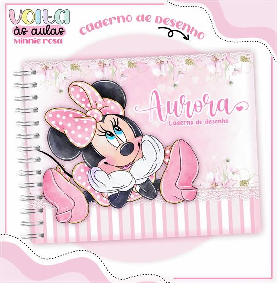 Arquivo Digital Combo Caderno Minnie