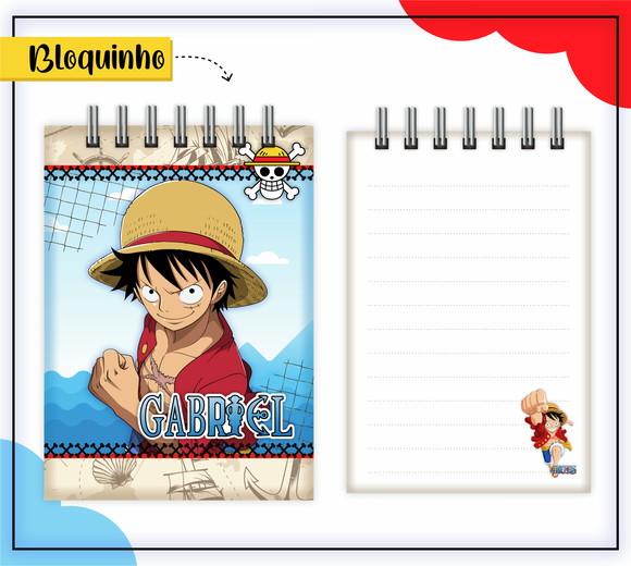 Arquivo Digital Combo Caderno One Piace