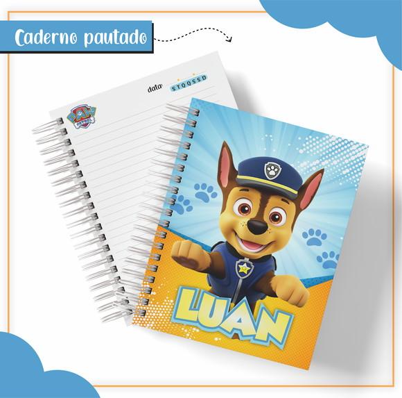 Arquivo Digital Combo Caderno Patrulha Canina